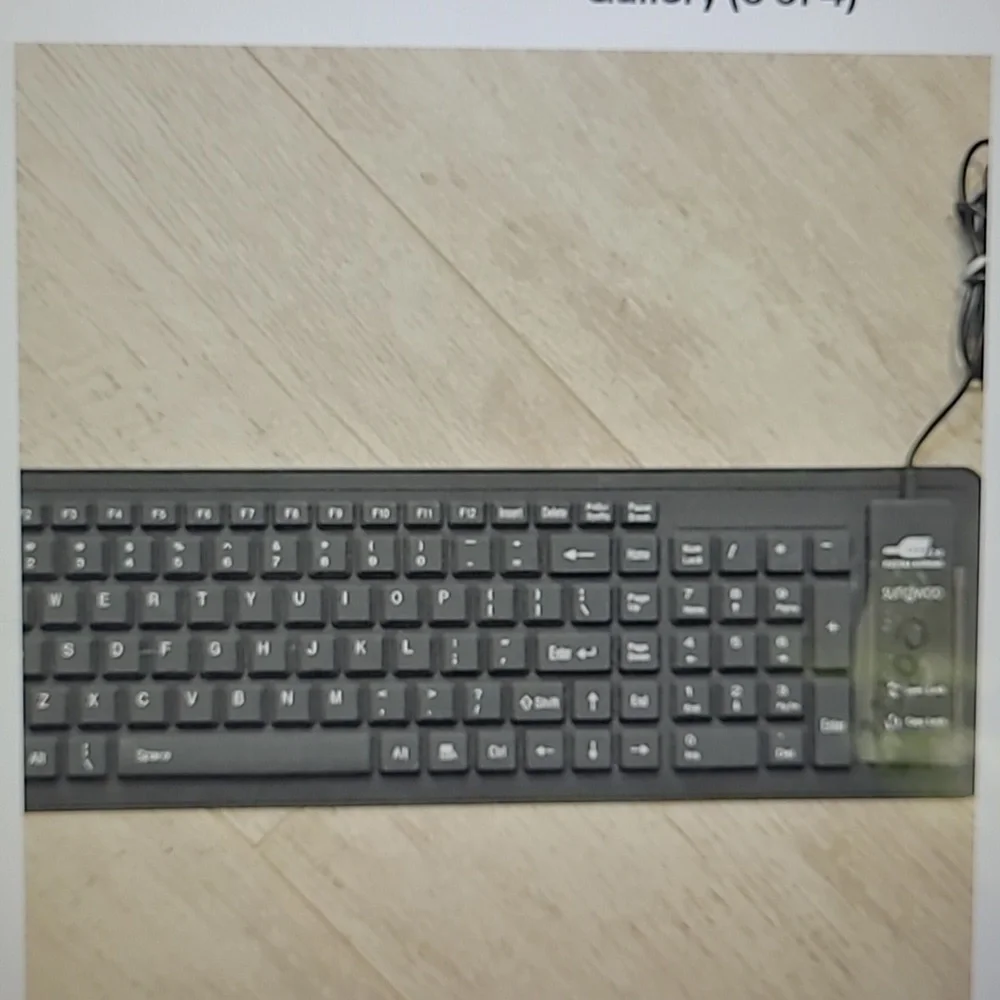 Sungwoo USB 2.0 Flexible Keyboard Sz 16X5